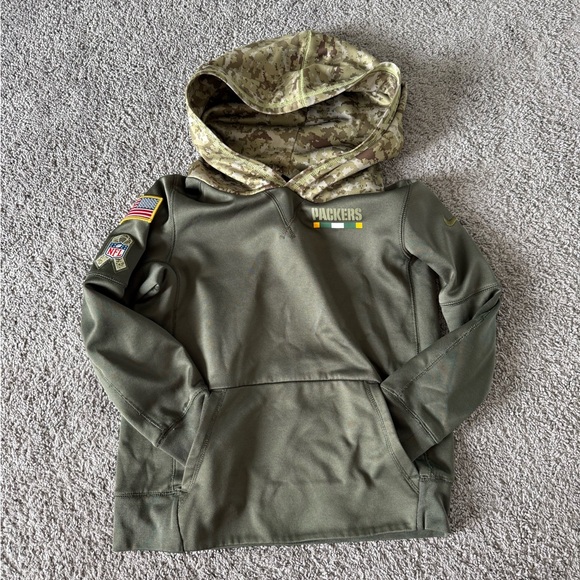 Nike NFL Green Bay Packers Kids Hoodie - Picture 1 of 6